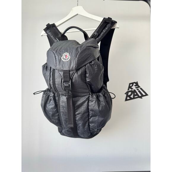 Moncler Jet Tech Nylon Metal Ripstop Backpack - Picture 1 of 11